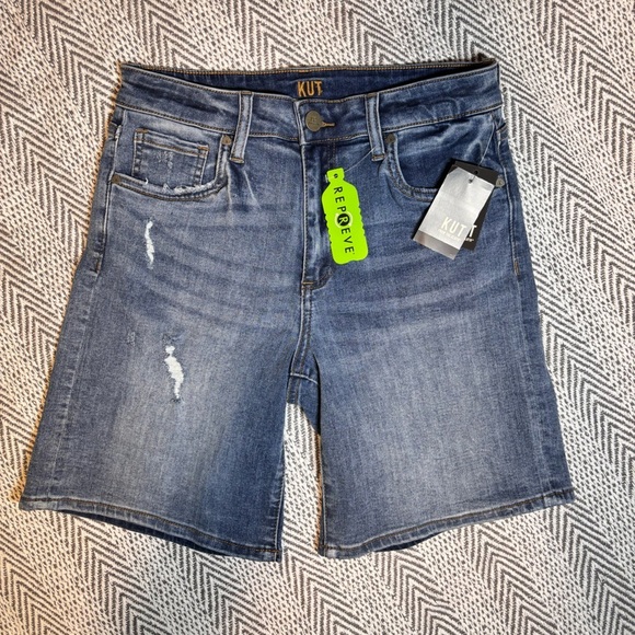 Kut from the Kloth Denim - KUT from the Kloth | High Rise Boyfriend Jean Shorts | Sz 2